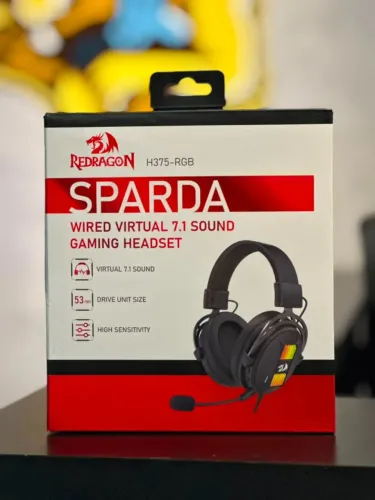 HEADSET REDRAGON SPARDA - NOVO LACRADO - SOMOS LOJA - TEMOS GARANTIA