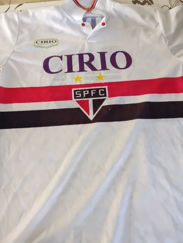 camiseta são Paulo original ciro com detalhes 