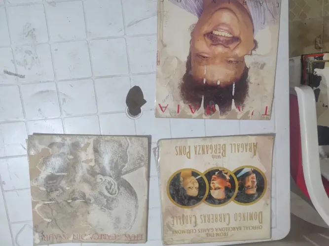 Discos de vinil antigos