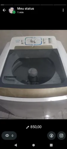 Máquinas de lavar diversas disponíveis, funcionando perfeitamente todas elas com garantia