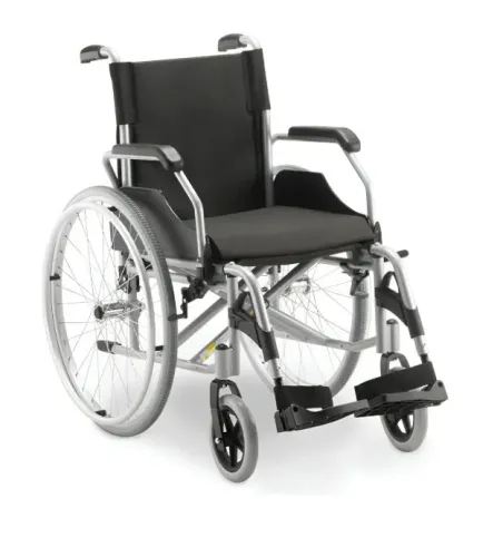 Cadeira de Rodas Manual Dobrável Dellamed D600 Pop T44 em Aço Suporta até 120 kg
