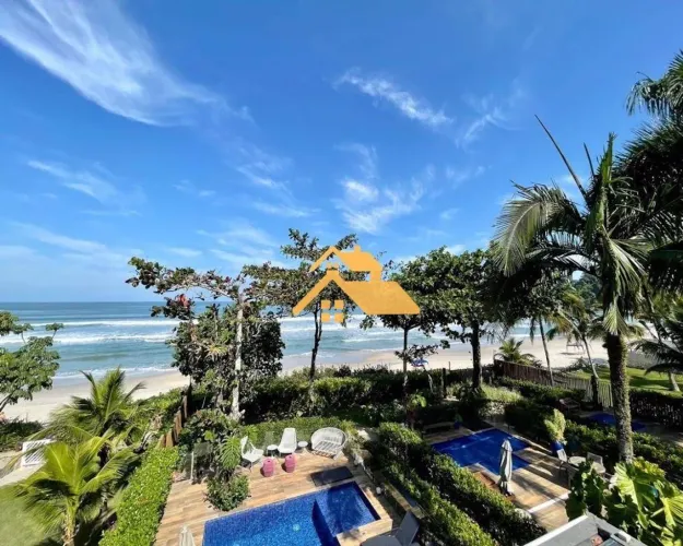 Locação de Temporada em Juquehy: Casa de Luxo com 4 Suítes, Piscina Privativa, Varanda Gou