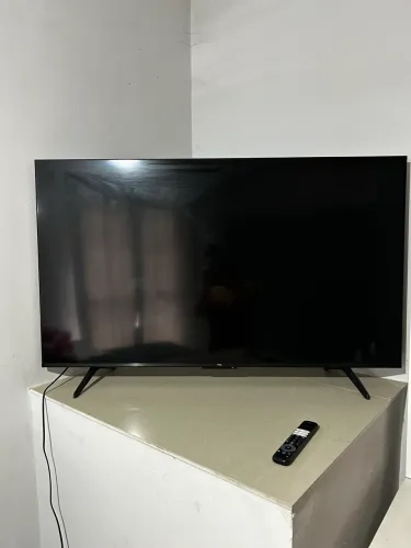 Smart tv tcl 55 led+controle original com display queimado