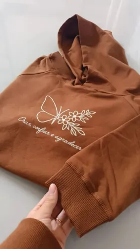 Moletom feminino com capuz