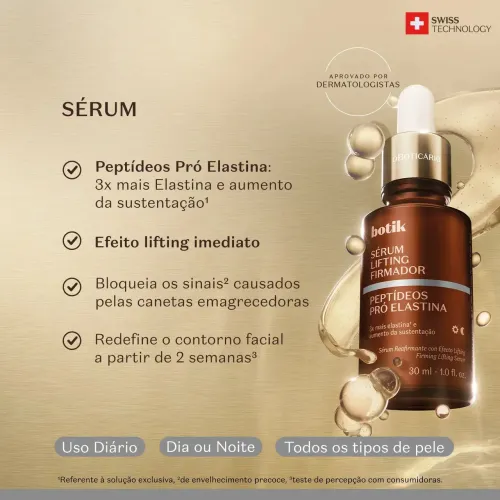 Serum facial Peptídeos Lift de alta potência