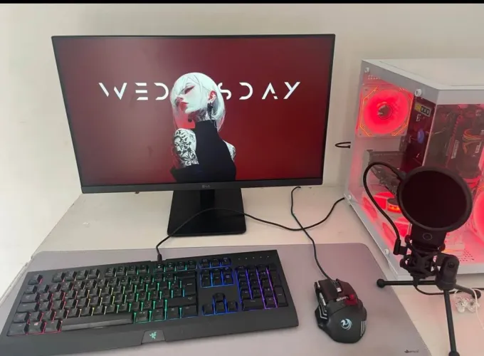 PC Gamer RTX 4060 MSI 8GB + Monitor LG 24" 100Hz | Kit Completo