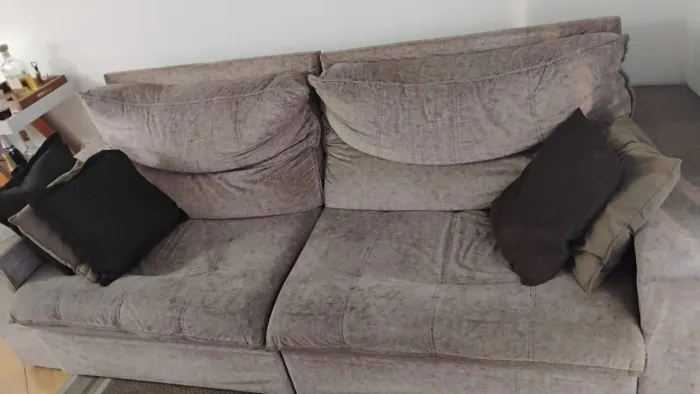 Sofa usado retrátil e reclinável 2.80 M.