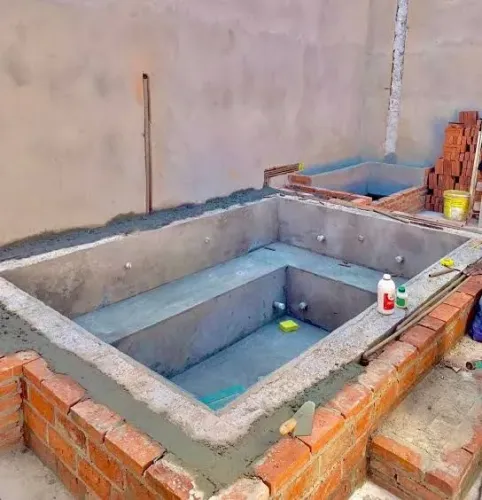 Construção de piscina de 3 x 2 x 1.20 mão de obra 