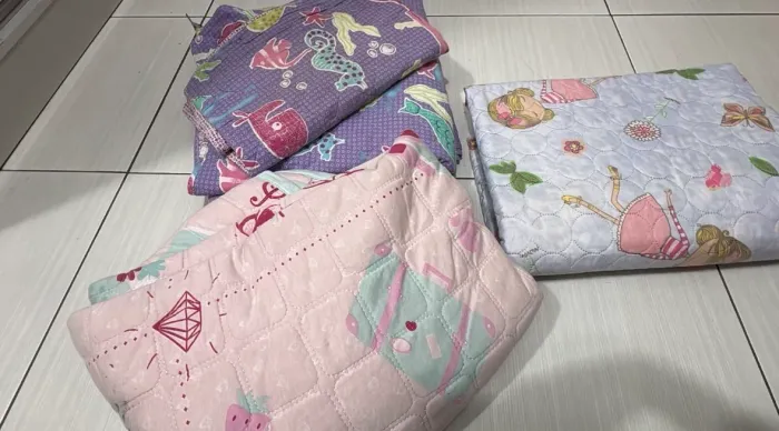 Colcha infantil feminina cama de solteiro