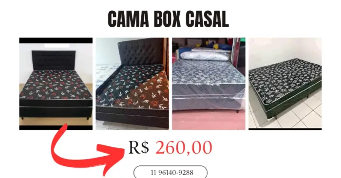 cama box casal (promoção)