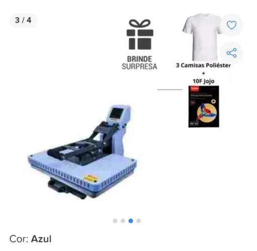 Prensa Plana A3 Live Sub Sublimação