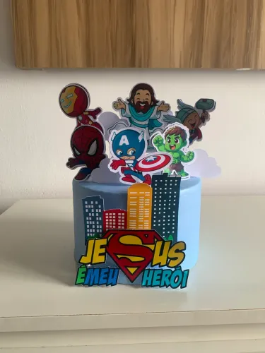 Bolo fake Jesus o maior herói