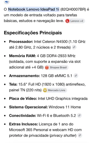Notebook novíssimo 1 semana de uso