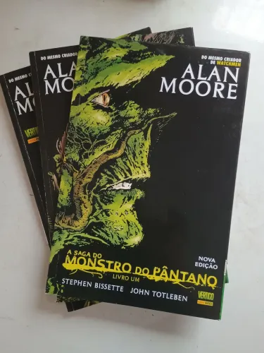 Hq Monstro do Pântano livro 1,2 e 3