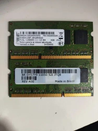 Memória RAM 4GB 1Rx8 PC3L - 12800S - 11-12-B4