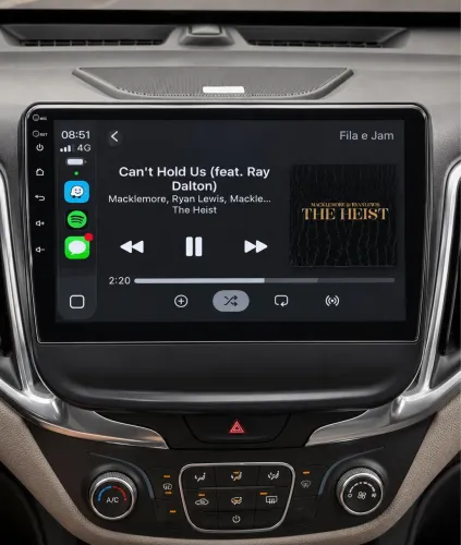 CENTRAL MULTIMÍDIA 10? COM APPLE CARPLAY E ANDROID AUTO