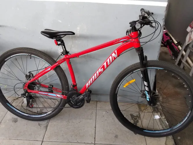 ? Bicicleta Houston aro 29 - Vermelha, completa e conservada!