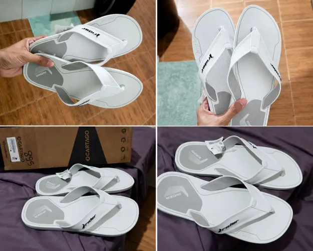 Chinelo Rider Masculino Branco - Confortável, Leve e Estiloso