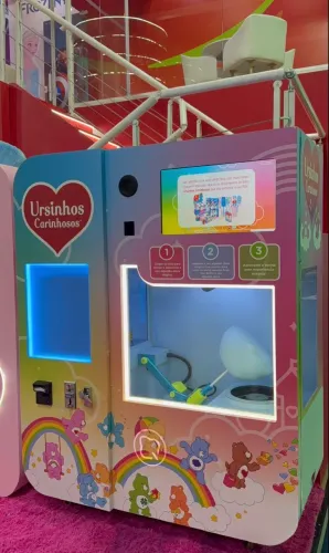 Máquina automática de algodão doce