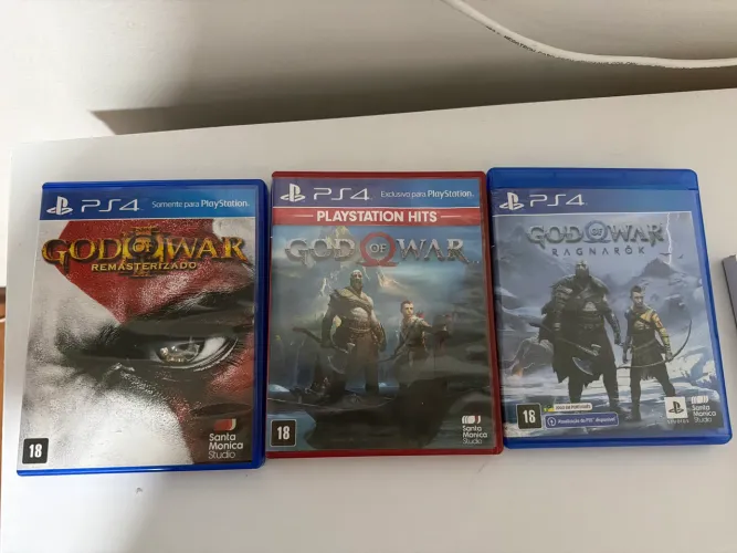 Coletânea GOD OF WAR 3 4 e RAGNAROK PS4