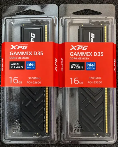 Memória RAM Kit 32GB (2x16GB) XPG Gammix D35 DDR4 3200MHz CL16 - Novo