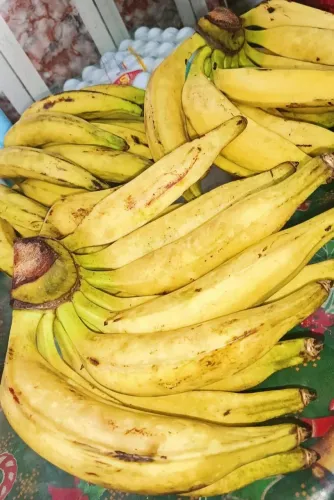 Banana cumprida unidade média grande 1,00, Banana cumprida unidade Grande 130,00