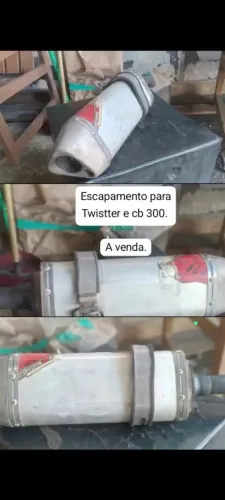 Escape coiote para Twistter, Lander e XRE menor preço R$300