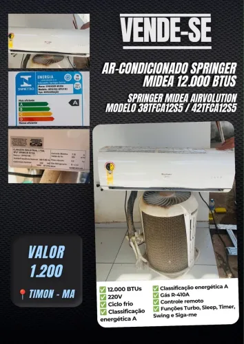 Ar condicionado 12mil btus