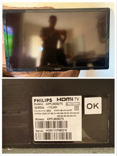 TV Philips 40 polegadas - NÃO É SMART