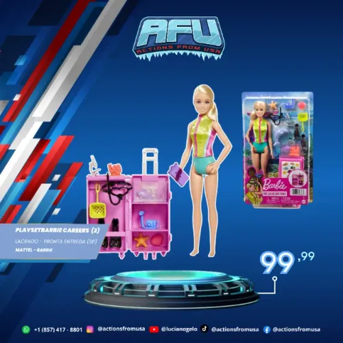 Barbie Profissões - Bióloga Marinha Mattel