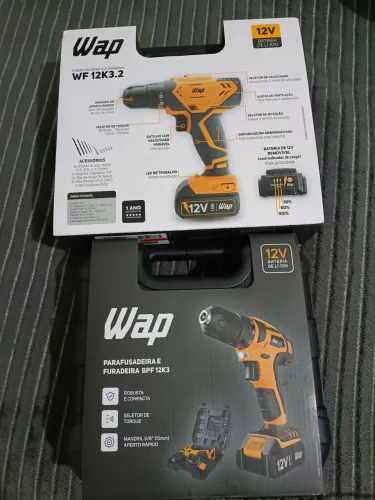 Furadeira e parafusadeira wap (NOVA)