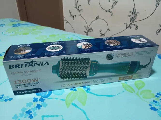 Escova Secadora Britânia 1300w BES13VD Bivolt