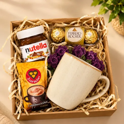 Cesta Presente ( Café da manha| Tarde) mimos com produtos artesanais