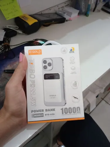 Power bank 10000mah magnético turbo