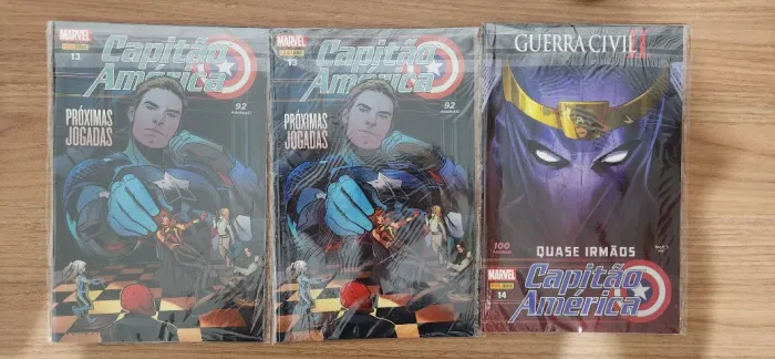 HQ Capitão América - Lote 16 revistas (1 ao 14 e 16)