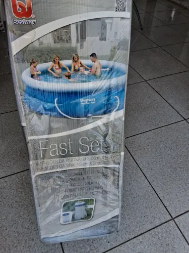 Piscina inflável grande bestway fastset 6665 l