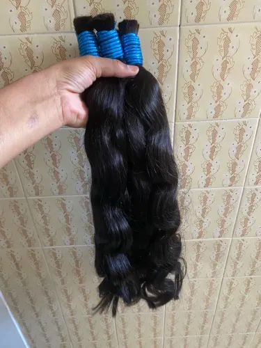 Cabelo humano 65 cm 
