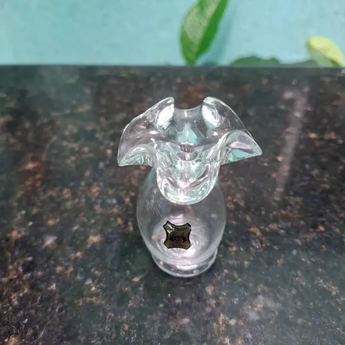 Vaso de cristal miniatura