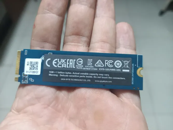 SSD nvme M2 1 TB (GIGABYTE) Aceito cartão e entrego