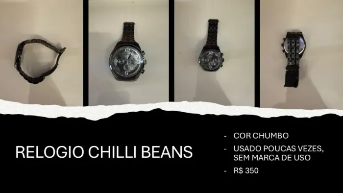 Coleção de Relogios Chilli Bens 