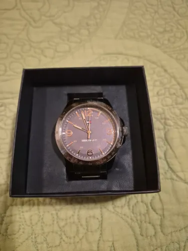 Relógio Masculino Tommy Hilfiger Tony 1710473 - Aço Inox Cinza-Escuro (Com Caixa)