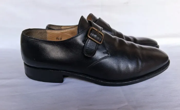 Sapato de couro vintage Ermenegildo Zegna