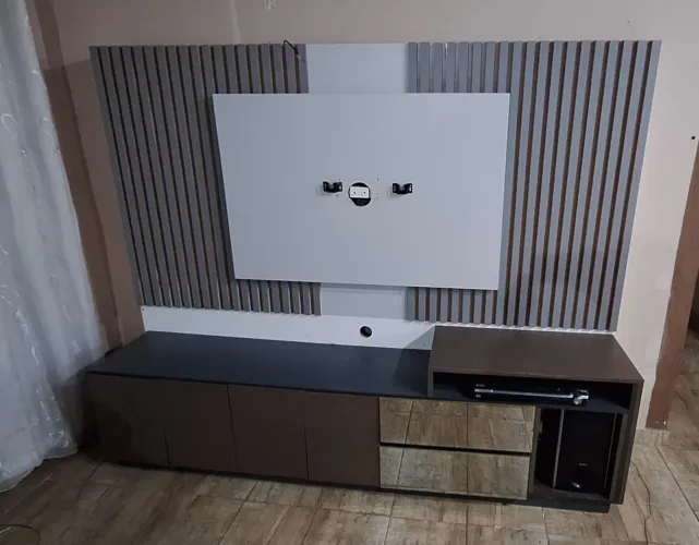 Rack com painel