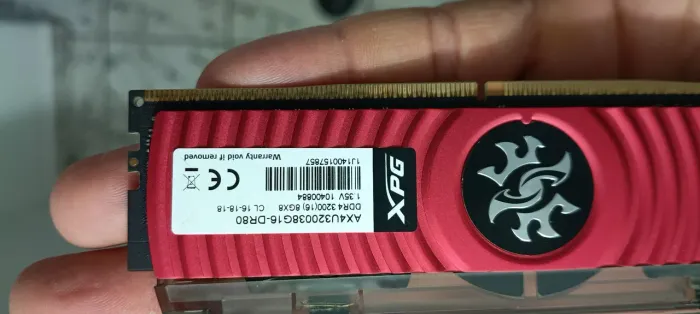 Memória xpg 8GB 3200mhz vermelha Aceito troca