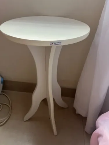 MESA DE CANTO MDF BRANCO 