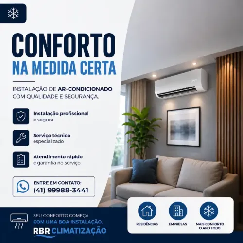 Instalação de ar condicionado
