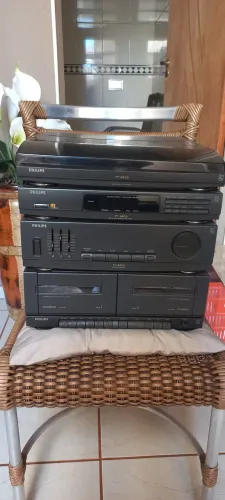 Mini System 3x1 Philips Ft 9400 com 2 caixas de som