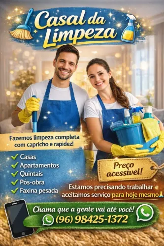 Casal da limpeza 