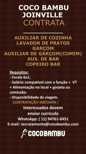 Vagas Joinville