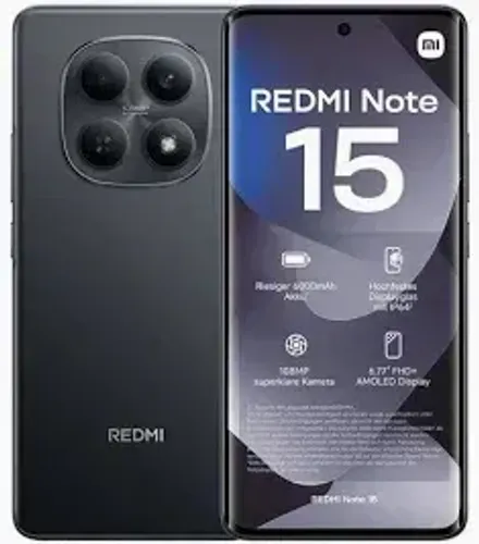 XIAOMI REDMI NOTE 15 4G 128GB/6GB RAM - 1 ANO DE GARANTIA